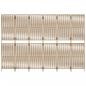 Preview: Paravent 6-tlg. Beige Poly Rattan