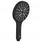 Preview: ARDEBO.de GROHE Rainshower Smartactive 130 Handbrause, 3 Strahlarten, phantom black (22127KF0)