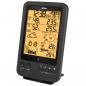 Preview: Professionelle Wetterstation mit Funksensor schwarz