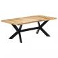 Preview: Esstisch 200×100×75 cm Massivholz Mango