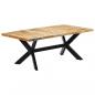 Preview: Esstisch 200×100×75 cm Massivholz Mango