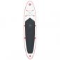 Preview: Aufblasbares SUP-Board mit Segel Set Rot und Weiß