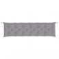 Preview: Gartenbank-Auflage Grau 200x50x7 cm Oxford-Gewebe
