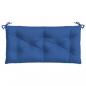Preview: Gartenbank-Auflage Blau 110x50x7 cm Oxford-Gewebe