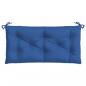 Preview: Gartenbank-Auflagen 2 Stk. Königsblau 100x50x7 cm Oxford-Gewebe