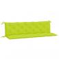 Preview: Gartenbank-Auflagen 2 Stk. Hellgrün 180x50x7 cm Oxford-Gewebe