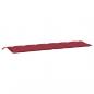Preview: Gartenbank-Auflagen 2 Stk. Weinrot 200x50x7 cm Oxford-Gewebe