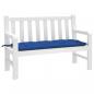 Preview: ARDEBO.de - Gartenbank-Auflage Blau 120x50x7 cm Oxford-Gewebe