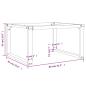 Preview: Couchtischbeine O-Gestell 80x70x43 cm Gusseisen
