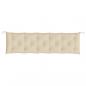 Preview: Gartenbank-Auflagen 2 Stk. Beige 180x50x7 cm Oxford-Gewebe