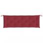 Preview: Gartenbank-Auflagen 2 Stk. Weinrot 150x50x7 cm Oxford-Gewebe
