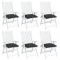 Preview: ARDEBO.de - Palettenkissen 6 Stk. Schwarz 50x50x7 cm Oxford-Gewebe
