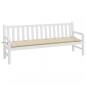 Preview: Gartenbank-Auflage Beige 200x50x7 cm Oxford-Gewebe