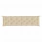 Preview: Gartenbank-Auflage Beige 200x50x7 cm Oxford-Gewebe