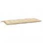Preview: Gartenbank-Auflagen 2 Stk. Beige 120x50x7 cm Oxford-Gewebe