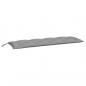 Preview: Gartenbank-Auflage Grau 150x50x7 cm Oxford-Gewebe