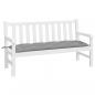 Preview: Gartenbank-Auflage Grau 150x50x7 cm Oxford-Gewebe