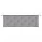 Preview: Gartenbank-Auflage Grau 150x50x7 cm Oxford-Gewebe