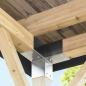 Preview: Pfostenverbinder 4 Stk. Y-Form Verzinktes Metall 71 x 71 mm