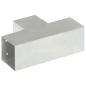 Preview: Pfostenverbinder 4 Stk. T-Form Verzinktes Metall 101 x 101 mm