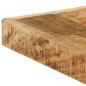 Preview: Esstisch 160 x 80 x 75 cm Raues Mangoholz Massiv