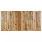 Preview: Esstisch 160 x 80 x 75 cm Raues Mangoholz Massiv