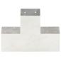 Preview: Pfostenverbinder 4 Stk. X-Form Verzinktes Metall 101 x 101 mm