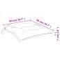 Preview: Sitzkissen 2 Stk. Blattmuster 50x50x7 cm Stoff