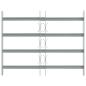Preview: Fenstergitter Verstellbar mit 4 Querstäben 500-650 mm