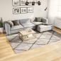 Preview: ARDEBO.de - Shaggy-Teppich Hochflor Modern Beige Anthrazit 200x280 cm