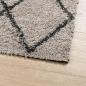 Preview: Shaggy-Teppich Hochflor Modern Beige Anthrazit 200x280 cm
