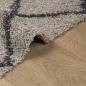Preview: Shaggy-Teppich Hochflor Modern Beige Anthrazit 200x280 cm