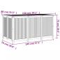 Preview: Gartenbox 150x80x75 cm Massivholz Akazie