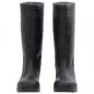 Preview: Gummistiefel Schwarz Größe 43 PVC