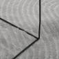 Preview: Teppich IZA Kurzflor Skandinavischer Look Grau Ø 160 cm