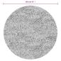 Preview: Teppich IZA Kurzflor Skandinavischer Look Grau Ø 160 cm