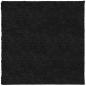 Preview: Shaggy-Teppich PAMPLONA Hochflor Modern Schwarz 160x160 cm