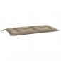 Preview: Gartenbank-Auflage Taupe 110x50x7 cm Oxford-Gewebe