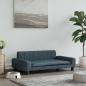 Preview: ARDEBO.de - Hundebett Dunkelgrau 90x53x30 cm Stoff