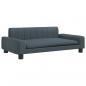Preview: Hundebett Dunkelgrau 90x53x30 cm Stoff