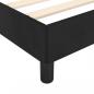 Preview: Bettgestell mit Kopfteil Schwarz 120x190 cm Samt