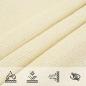Preview: Sonnensegel HDPE Rechteckig 4x6 m Creme