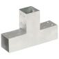 Preview: Pfostenverbinder T-Form Verzinktes Metall 71 x 71 mm