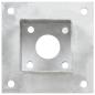 Preview: Pfostenanker 4 Stk. Verzinktes Metall 81 mm