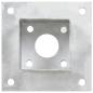 Preview: Pfostenanker 4 Stk. Verzinktes Metall 81 mm