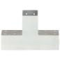 Preview: Pfostenverbinder 4 Stk. X-Form Verzinktes Metall 71 x 71 mm