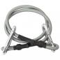 Preview: Seile mit Karabiner 4 Stk. Gummi