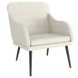 Preview: Sessel Creme 63x76x80 cm Samt