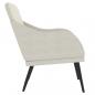Preview: Sessel Creme 63x76x80 cm Samt