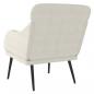 Preview: Sessel Creme 63x76x80 cm Samt